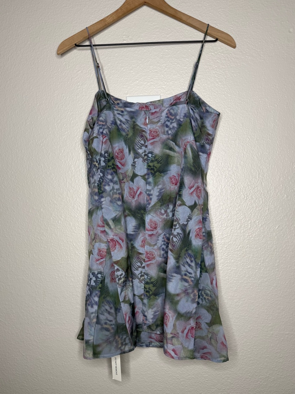 For Love & Lemons Fallen Floral Mini Dress in Purple, size S NWT - Picture 4 of 7